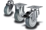Rubber (grey) Castors