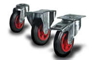 Rubber (black) Castors