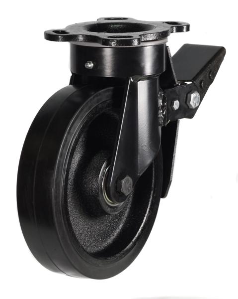 NGR Series; Heavy Fabricated Steel/Black castors Rubber