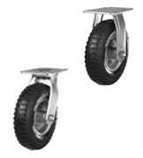 Pneumatic on Steel Castors Pneumatic on Steel Castors