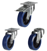 Heavy Duty Rubber Roller Cage Castors Heavy Duty Rubber Roller Cage Castors
