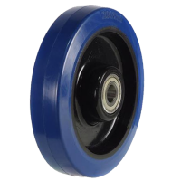 200mm Rubber on Nylon Wheel [400kg max load]