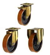 2400kg / 150mm Heavy Duty Polyurethane Castors