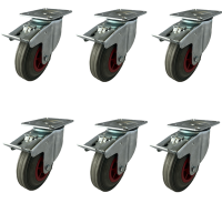 Bulk Buy Grey Rubber Wheels and Castors Bulk Buy Grey Rubber Wheels and Castors