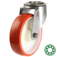 DRPNOB Bolt Hole Castors [Roller Bearing]