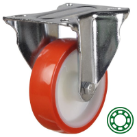 DRPNOB Fixed Castors [Roller Bearing]