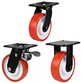 Heavy Duty Polyurethane on Nylon [Black] Castors