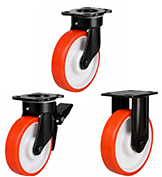 Heavy Duty Polyurethane on Nylon Castors Heavy Duty Polyurethane on Nylon Castors