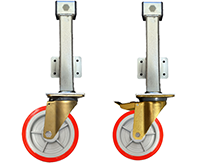 Heavy Duty Polyurethane on Nylon Jacking Castors Heavy Duty Polyurethane on Nylon Jacking Castors