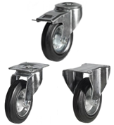 Heavy Duty Waste Bin Castors