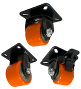 High Load Low Level Polyurethane Castors High Load Low Level Polyurethane Castors