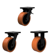 Industrial Extra Heavy Duty Polyurethane Castors