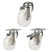 Stainless Steel Light Duty Food Preperation Castors