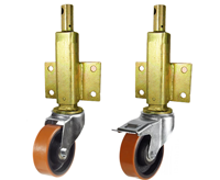 Medium Duty Polyurethane on Cast Iron Jacking Castors Medium Duty Polyurethane on Cast Iron Jacking Castors