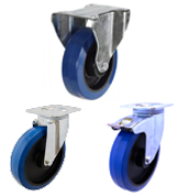 Non-Marking Rubber Container Wheels [DRWCBNB]