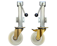 Heavy Duty Nylon Wind Up Jacking Castors Heavy Duty Nylon Wind Up Jacking Castors