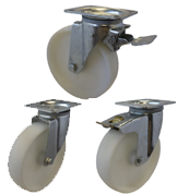 Nylon Waste Container Castors [DRWCNY]
