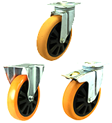 Polyurethane on Nylon Centre Castors [DRWCPXBJ]