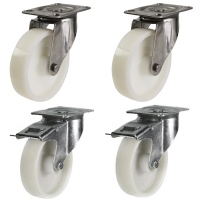 Set of Medium Nylon Castors Set of Medium Nylon Castors