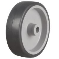 100mm / 75kg Synthetic Rubber on Plastic Centre Wheel