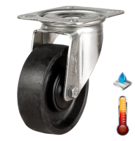 125mm High Temperature Resistant Stainless Steel Swivel Castor [250kg max load]
