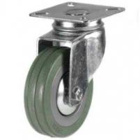 125mm Synthetic Grey Rubber Swivel Castor Up To 100kg Capacity