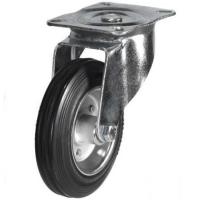 125mm medium duty swivel castor rubber wheel