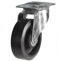 200mm medium duty swivel castor rubber cast iron wheel