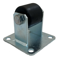 Heavy Duty 25mm Nylon Fixed Castor - 80kg Load