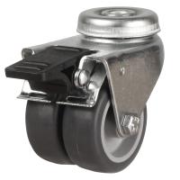 BULK BUY / 50mm Non-Marking Rubber Braked Castor | 60kg