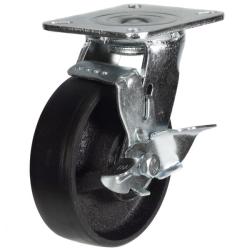 Heavy Duty 100mm Cast Iron Swivel Castor - 450kg Load