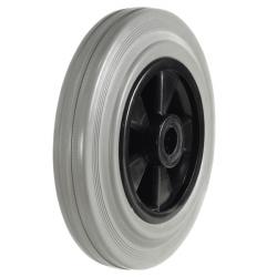 100mm Wheel with Non Marking Rubber on Nylon Centre 80kg Capacity