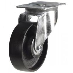 Heavy Duty 125mm Cast Iron Swivel Castor - 350kg Load