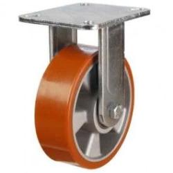 125mm Polyurethane Fixed Castor [450kg max load]