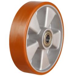 Medium Duty 125mm Polyurethane on Aluminium Wheel - 300kg Load