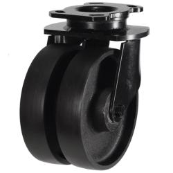 Extra Heavy Duty 150mm Cast Iron Swivel Castor - 1500kg Load