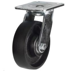 Heavy Duty 150mm Cast Iron Swivel Castor - 500kg Load