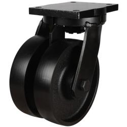 Extra Heavy Duty 150mm Cast Iron Swivel Castor - 1800kg Load