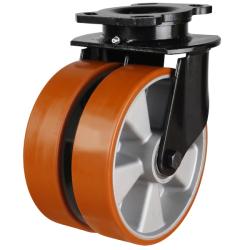 Extra Heavy Duty 150mm Polyurethane on Aluminium Swivel Castor - 1100kg Load