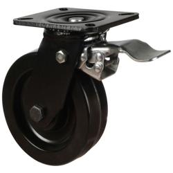 Heavy Duty 200mm High Temperature Resistant Phenolic Swivel Braked Castor - 500kg Load Heavy Duty 200mm High Temperature Resistant Phenolic Swivel Braked Castor - 500kg Load