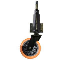 Heavy Duty 200mm Polyurethane on Nylon Jacking Castor Swivel Castor 600kg Load
