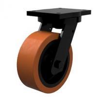 Extra Heavy Duty 200mm Polyurethane on Cast Iron Swivel Castor - 1400kg Load