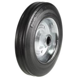 200mm / 205kg Rubber Wheel on Steel Disk Centre