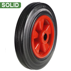 250mm Solid Rubber Wheel [250kg max load]