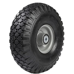 Medium Duty 260mm Pneumatic Rubber Wheel - 158kg Load Medium Duty 260mm Pneumatic Rubber Wheel - 158kg Load