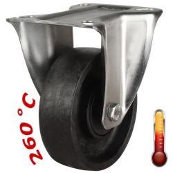 Fixed Castor Plastic Wheels 80mm Castors Wheels Industrial