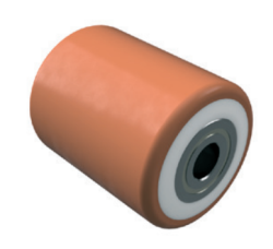 Heavy Duty 82mm Polyurethane on Nylon Pallet Truck Roller 500kg Load Heavy Duty 82mm Polyurethane on Nylon Pallet Truck Roller 500kg Load