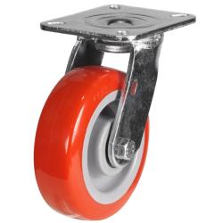 Heavy Duty 150mm Polyurethane on Nylon Swivel Castor - 430kg Load