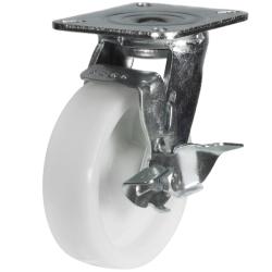Heavy Duty 200mm Nylon Swivel Castor - 500kg Load