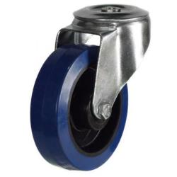 100mm Non-Marking Rubber Swivel Castor [180kg max load]